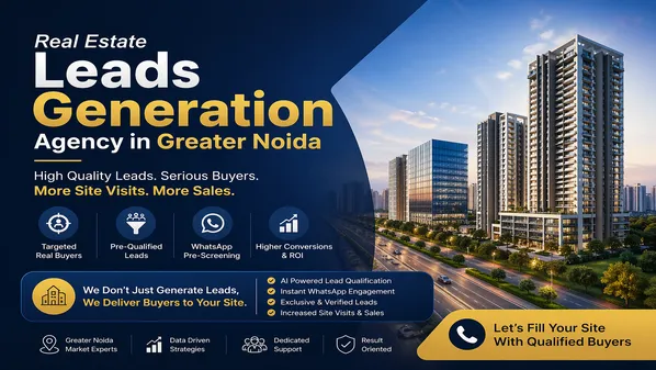Real Estate Leads Generation Agency in Greater Noida/Delhi NCR